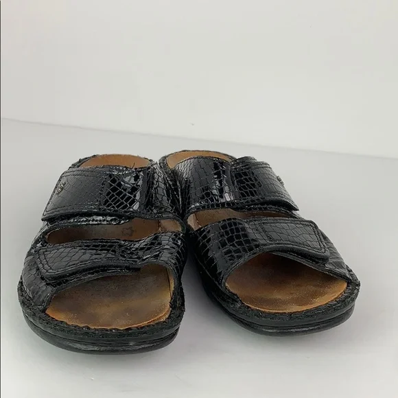 Finn Comfort Germany Sz 39 Black Preowned - Picture 4 of 8